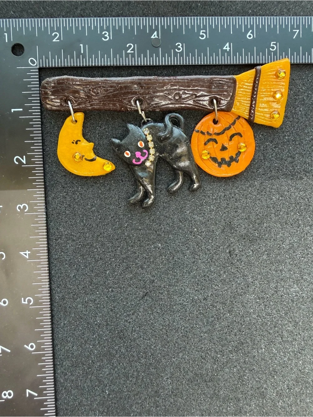 Vintage halloween brooch